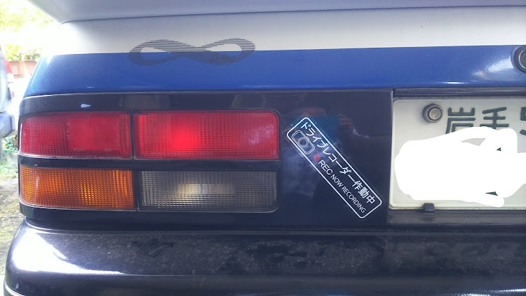 RX-7のカッコイイFC保存会・FC3S・ドラレコステッカーに関するカスタム事例の投稿画像1枚目