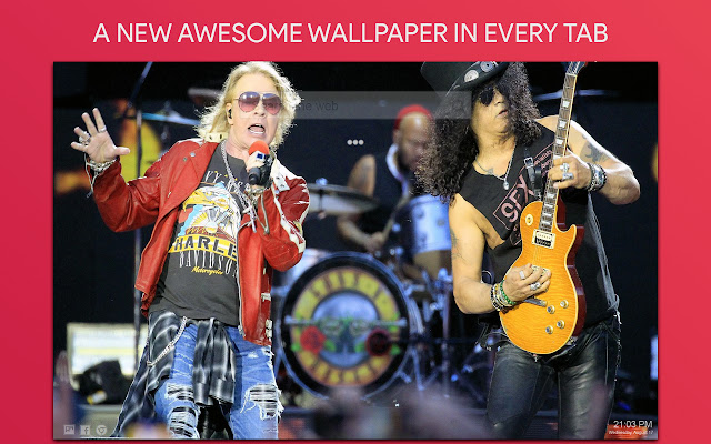 Guns N Roses Wallpaper HD Custom New Tab