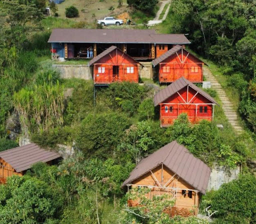 Buy this luxury apartment in Guarne (Colombia) - Main house and wooden chalets