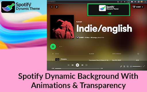 Spotify Dynamic Theme