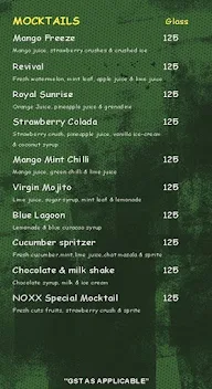 The Congo menu 3