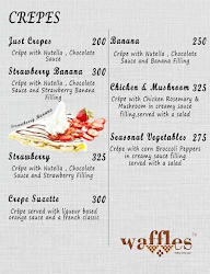 Waffles Thru The Day menu 3