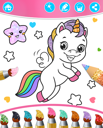 Princess Coloring Book & Games screenshot #1