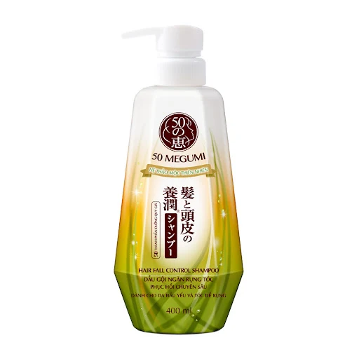 Dầu gội ngăn rụng tóc 50 Megumi Hair Fall Control Shampoo 400ml