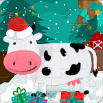 Cover Image of Baixar Kids Jigsaw Puzzles: Farm Animals & Vehicles 1.1 APK
