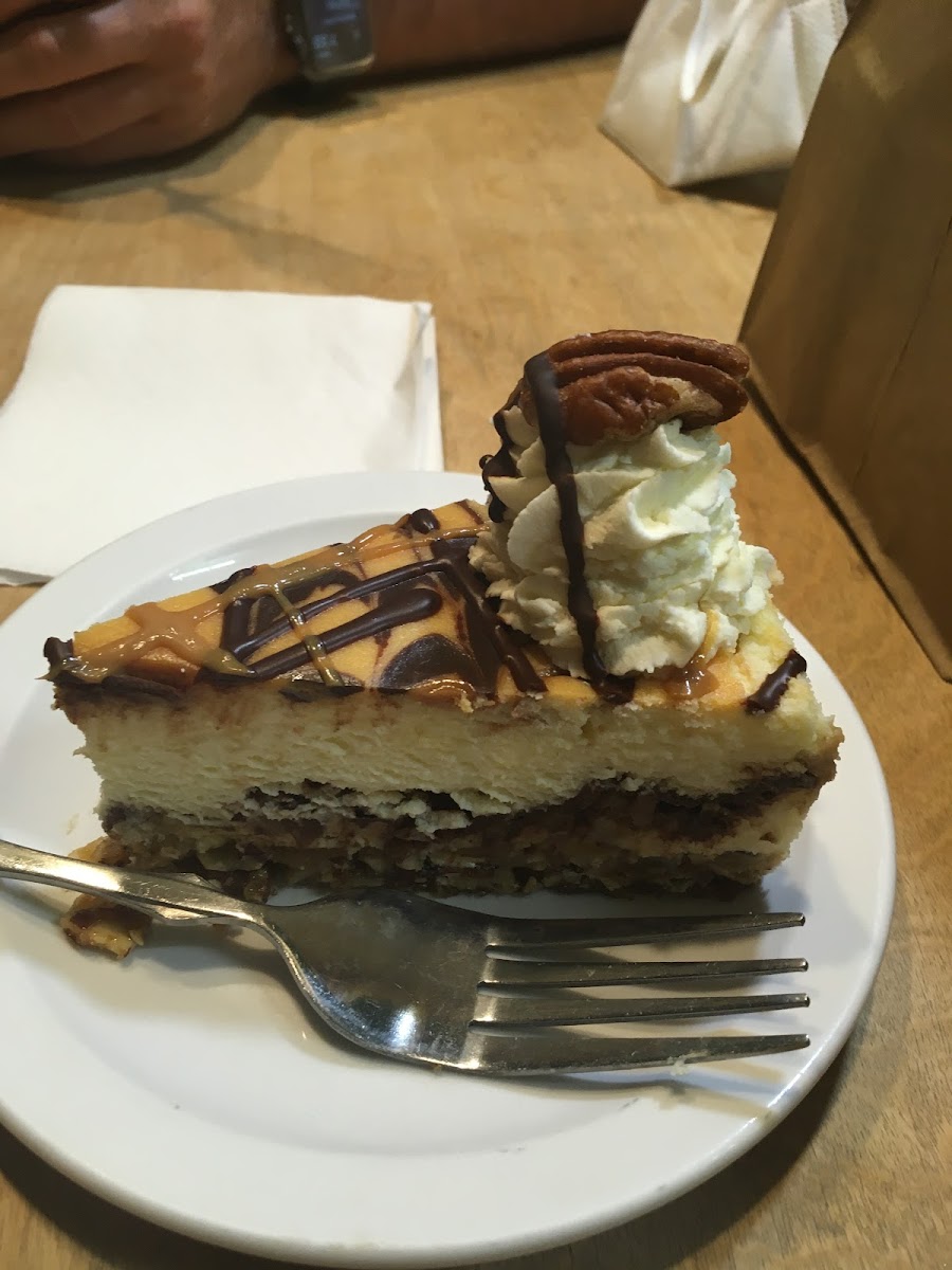 GF Turtle Cheesecake