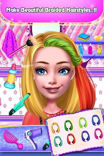 Screenshot Color Braid Hair Makeup Artist