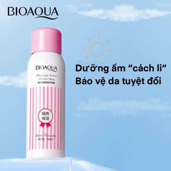 Kem Chống Nắng Dạng Xịt Bioaqua, Xịt Chống Nắng Body Nâng Tone Chống Nước Hiệu Quả Wink