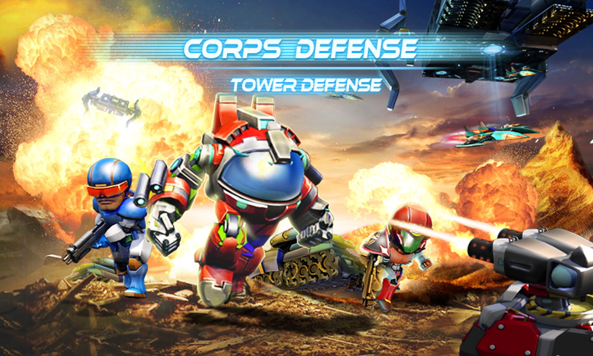 Android application Corps Defense screenshort