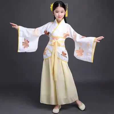 Han Chinees kostuum voor kinderen Tang pak voor optredens Traditioneel ontwerp Ideaal voor dansvoorstellingen en culturele evenementen Comfortabel en duurzaam materiaal Prachtig