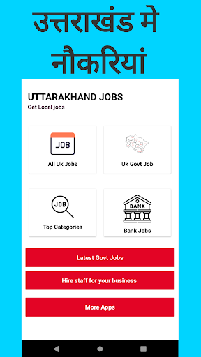 Uttarakhand Govt and City jobs