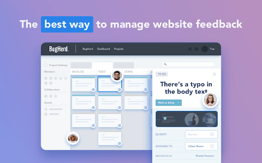 BugHerd: Visual Feedback Tool for Websites