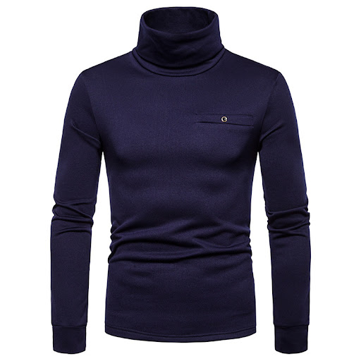Title 8, Velvet high neck long sleeve T-shirt bottoming ...
