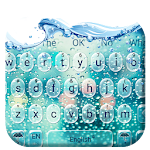 Glass Water Drop Keyboard Apk