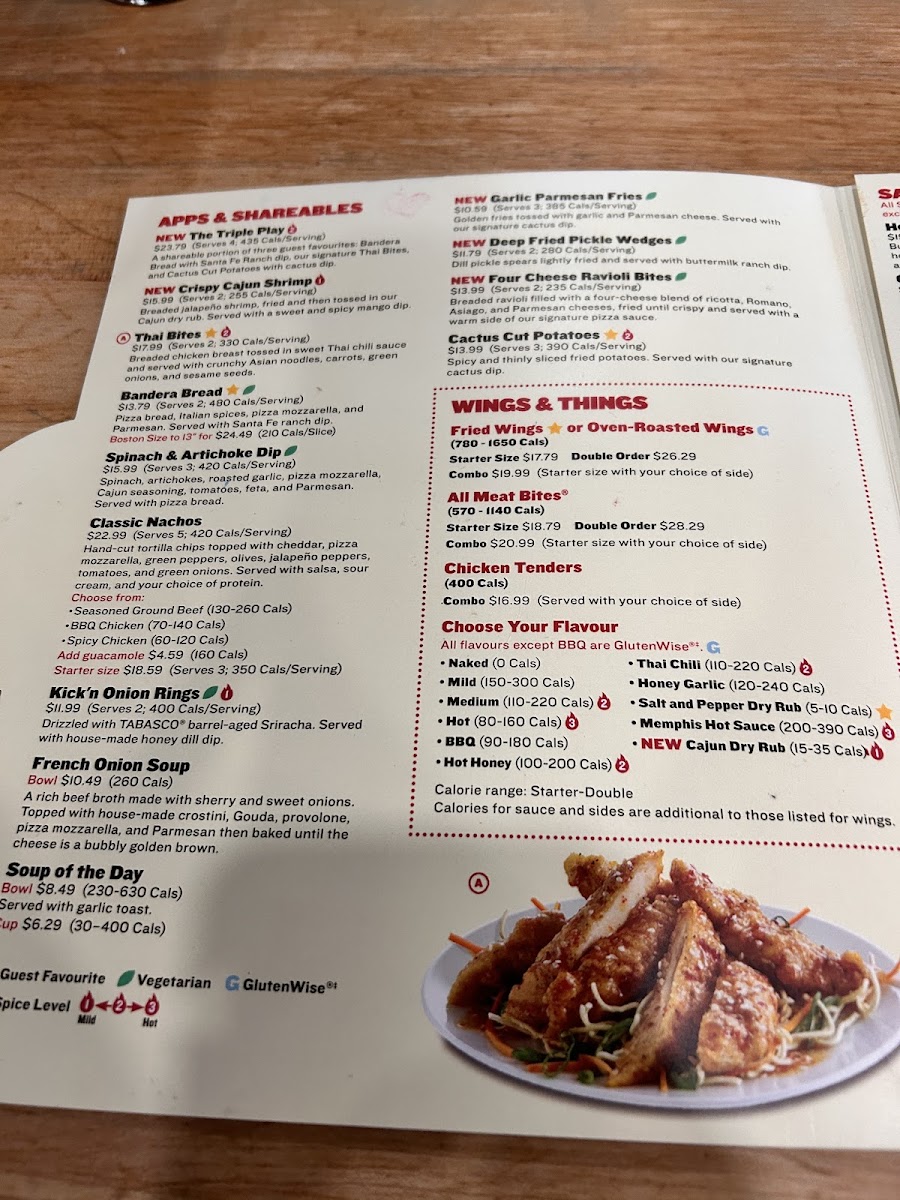 Gluten-Free at Boston Pizza