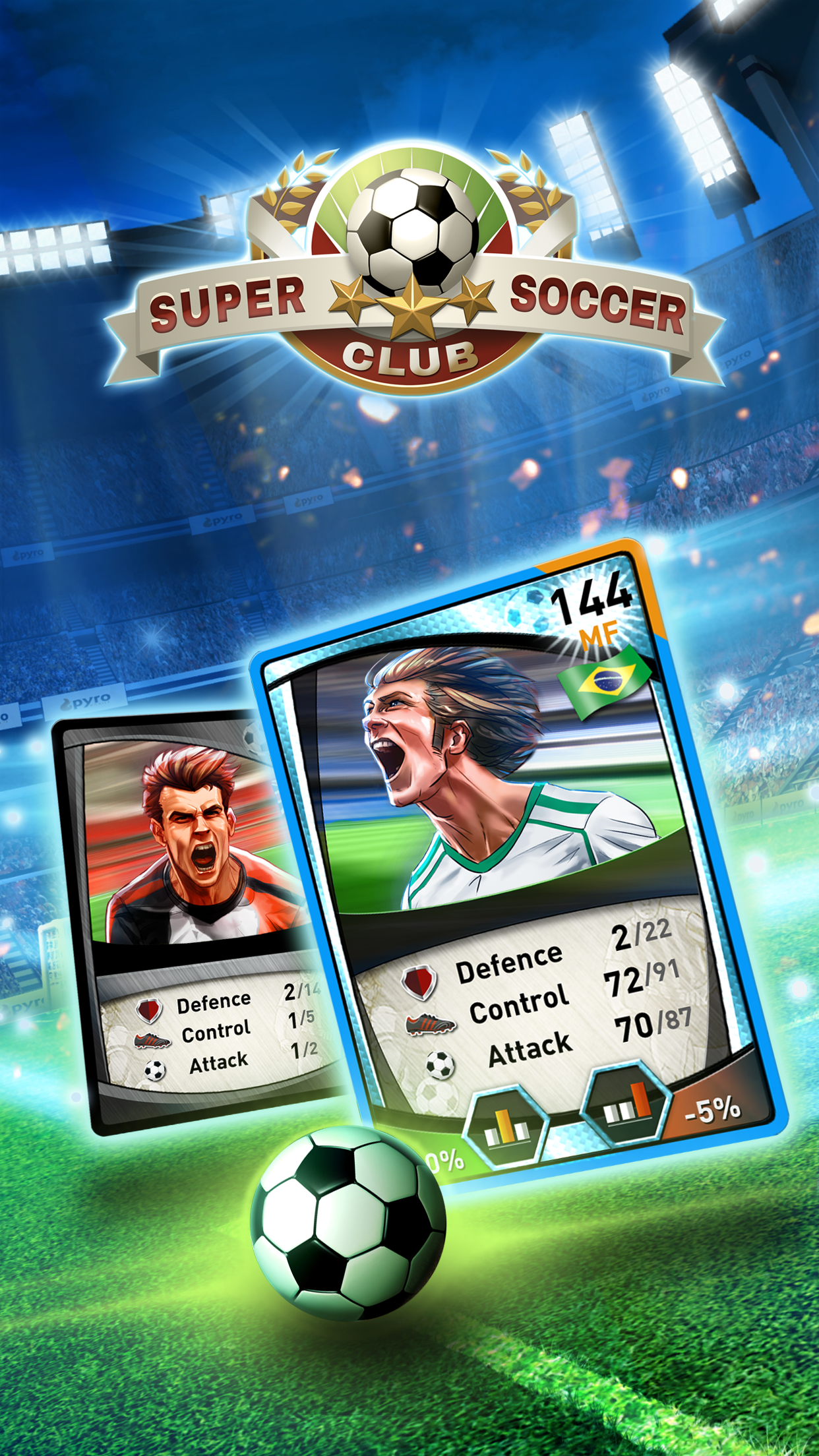 Android application Super Soccer Club screenshort