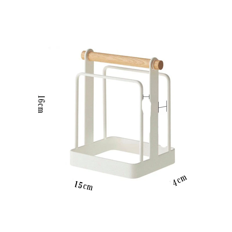 Râtelier de cuisine à plusieurs niveaux pour planches à découper, couvercles de casseroles. Rangement vertical pour une cuisine organisée.