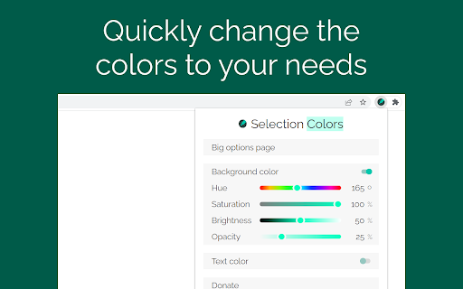 Selection Colors