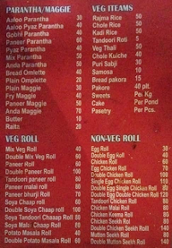 Riya Food Point menu 1