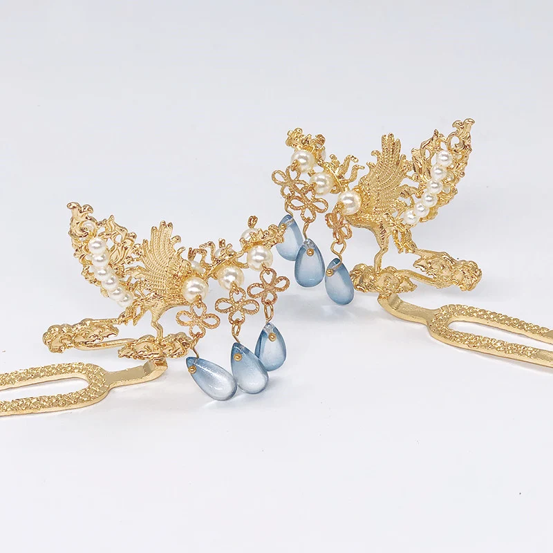 Originele Hanfu haarspeld voor vrouwen, antieke stijl haaraccessoire, voor een authentieke en elegante look, perfect voor speciale evenementen en festivals.