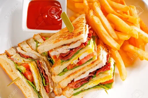 Paneer Veg Club Sandwich