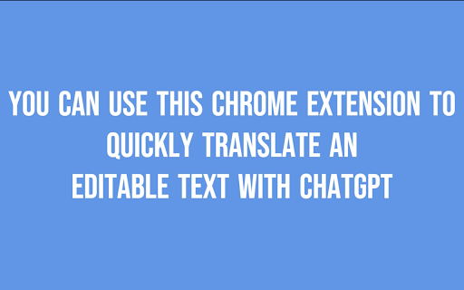 ChatGPT Translator for Messages