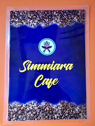 Simmiara Cafe menu 1