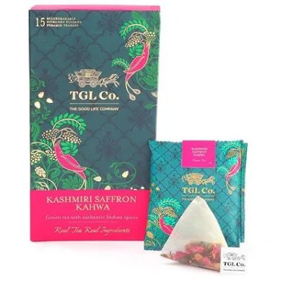 Tgl Saffron Kahwa Retail Teabag Box - 1 pc