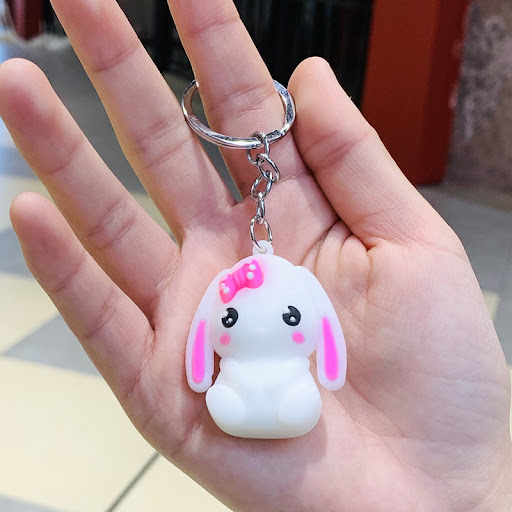 Title 2, Silicone Rabbit Three-dimensional Cartoon Ornam...