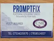 Promptfix Plastering Logo