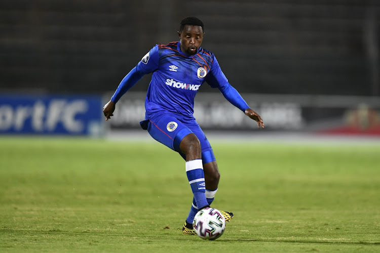 Lucky Mohomi while at SuperSport United.