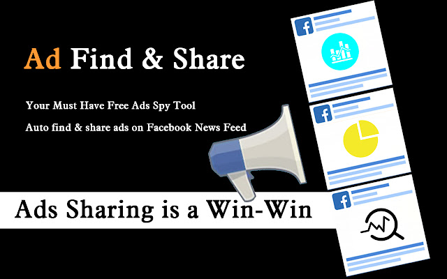 Ad Find & Share chrome extension