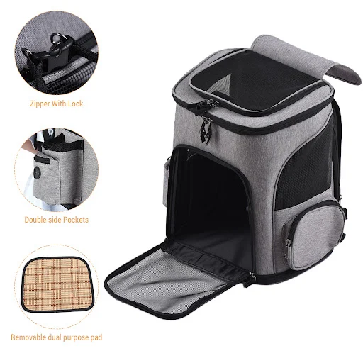 Breathable CAT dog pet Outdoor Travel Carriers bag Breathable Backpack Large Capacity Cats Carrying Bag Pet Supplies pet