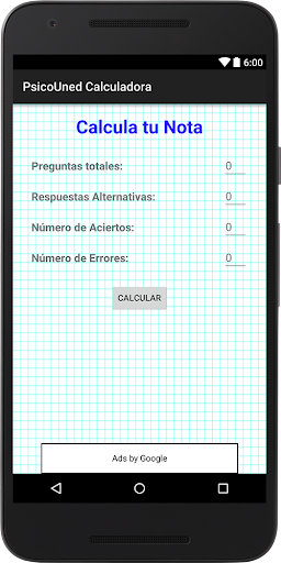 PsicoUned Calculadora