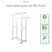 [Mã Bmltm300 Giảm Đến 300K] Giàn Phơi Quần Áo Đôi Cao Cấp Di Động Hiệu Prota