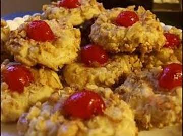 White Chocolate Cherry Cookies