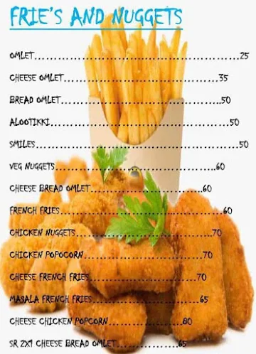 SR Snack-a-boo menu 