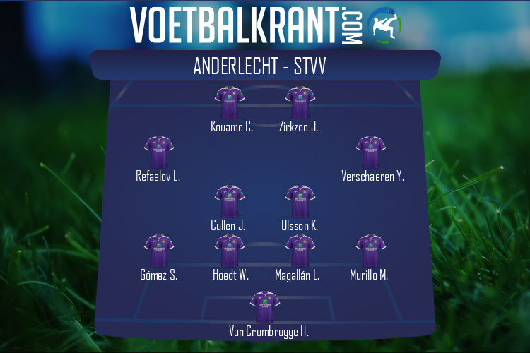 Opstelling Anderlecht | Anderlecht - STVV (14/12/2021)