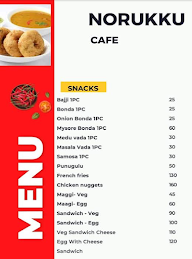 Norukku Cafe menu 2