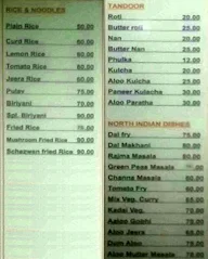 Ashok bhavan menu 2