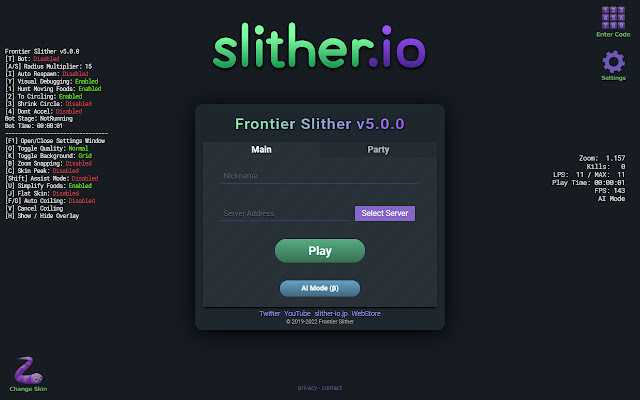 NTL MOD for Slither.io