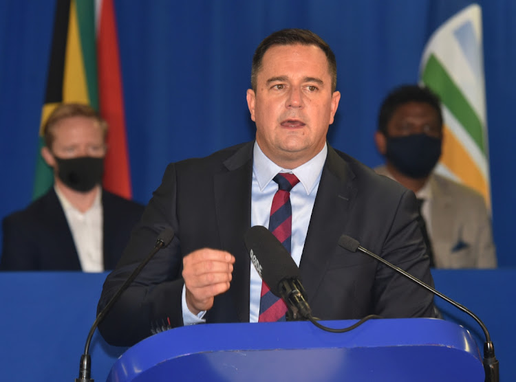 DA leader John Steenhuisen. File picture.