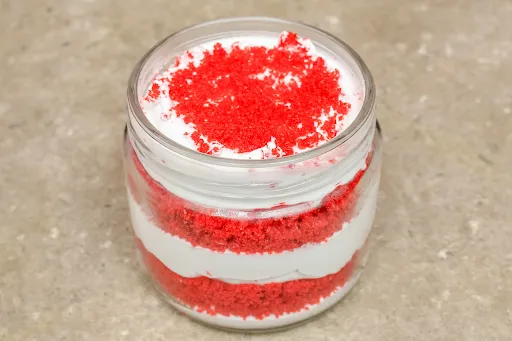 Red Velvet Jar Cake