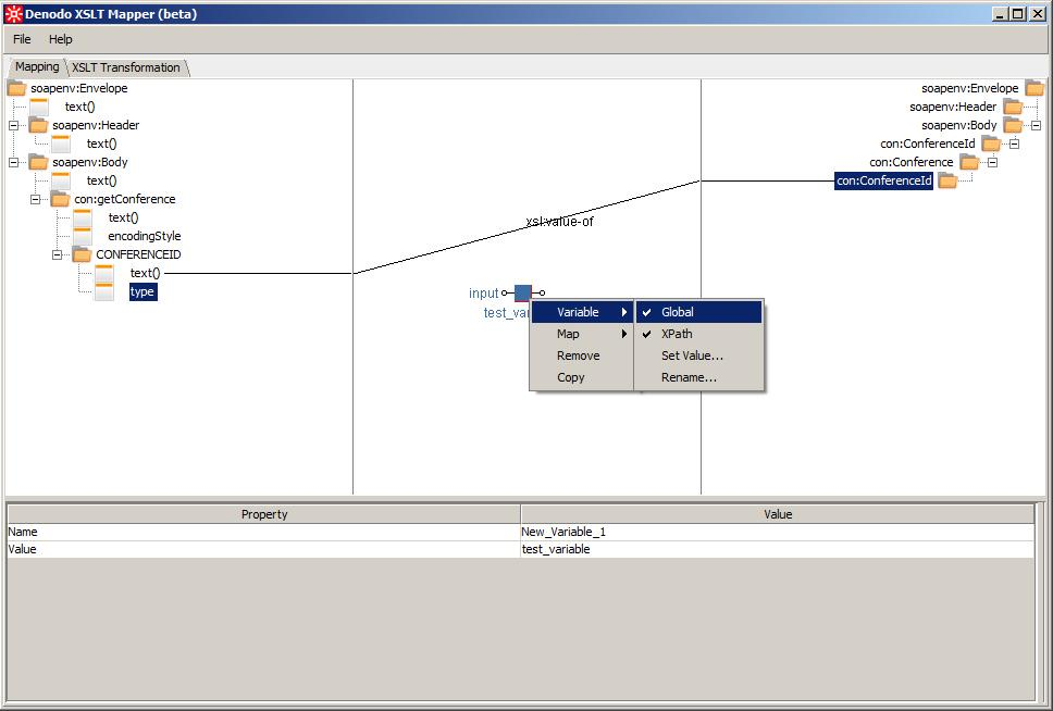 xsl assign value of to variable