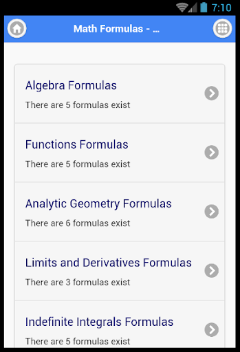 Math Formulas