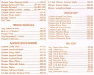 Kamal Chhaya Bar & Restaurant menu 1