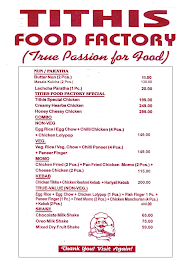 Tithis Food Factory menu 4