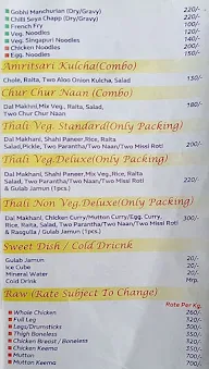 Henry Foods menu 1