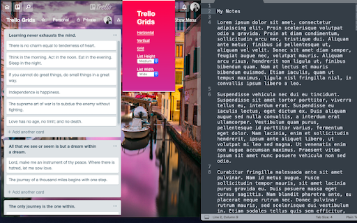 Trello Grids