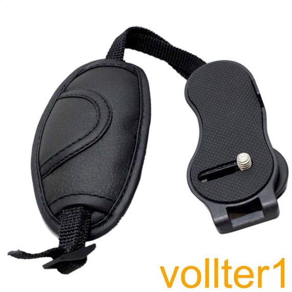 Leather Hand Grip Wrist Strap For Dslr Cameras Suitable For Nikon Canon(Black)【Vollter1】